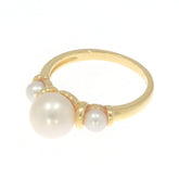 Sterling Silver Semi Mount Ring Setting Round RD 9x9mm Round RD 4x5mm (3 stone) Syzjewelry